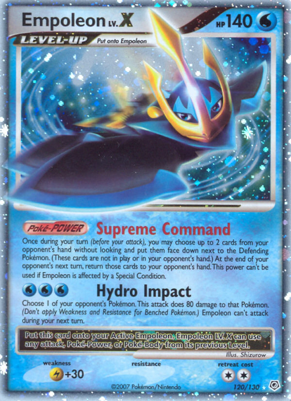 Empoleon LV.X card