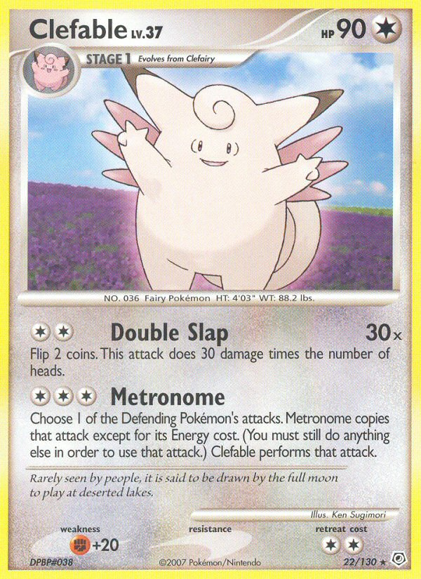 Clefable card