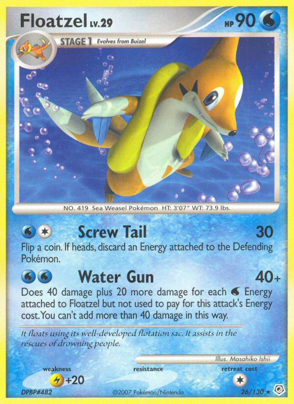 Floatzel card