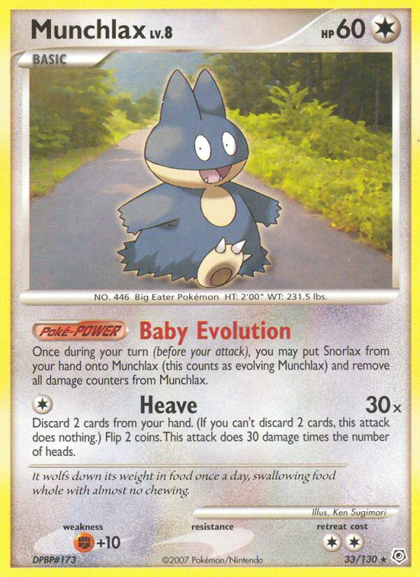 Munchlax card