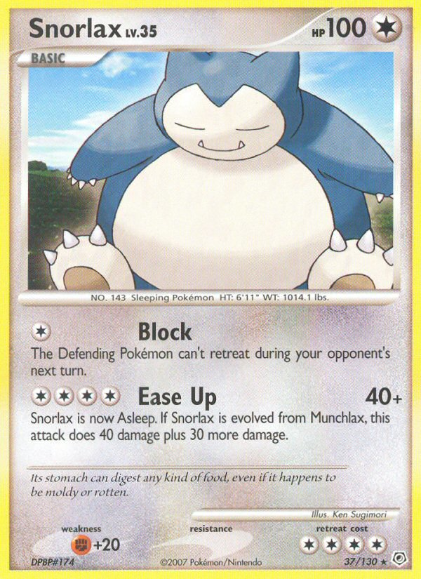 Snorlax card