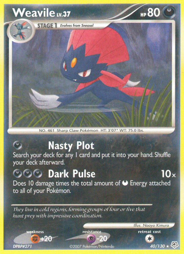 Weavile card