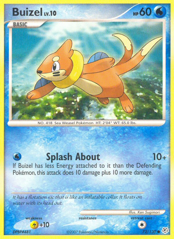 Buizel card