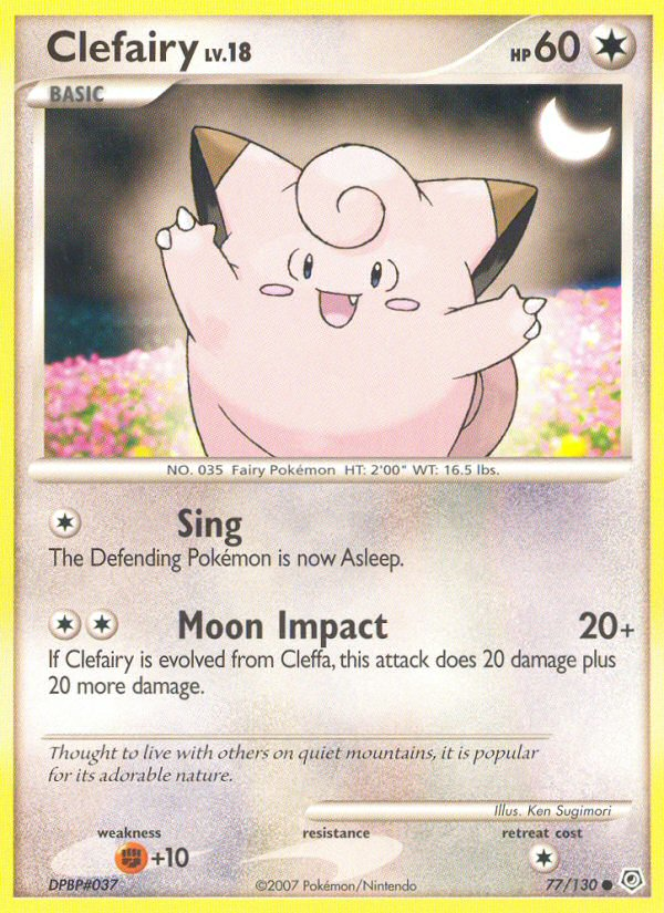 Clefairy card