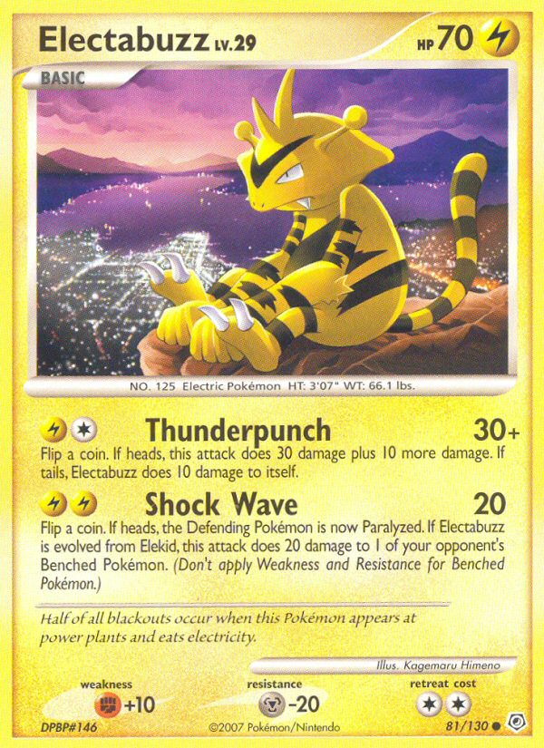 Electabuzz card