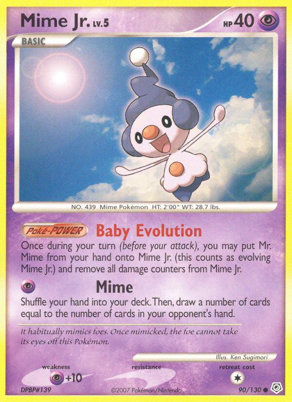 Mime Jr. card