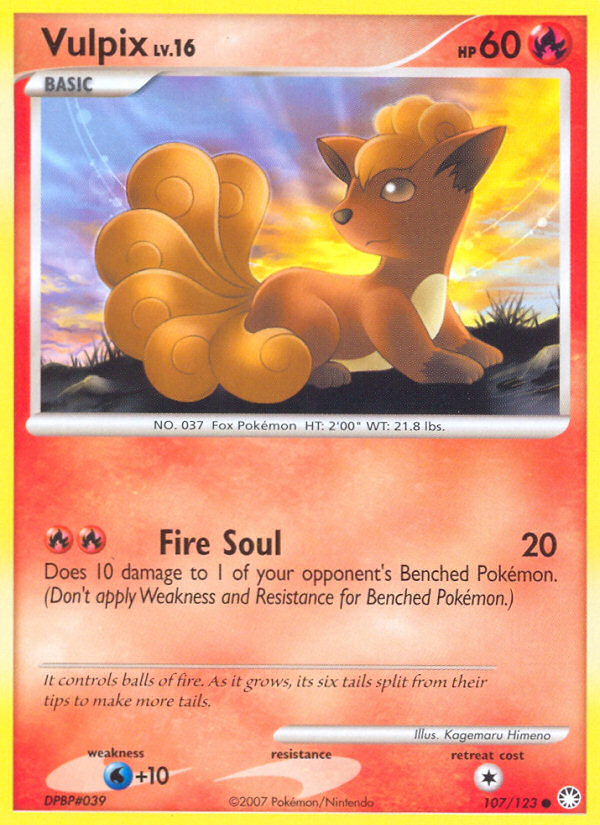 Vulpix card