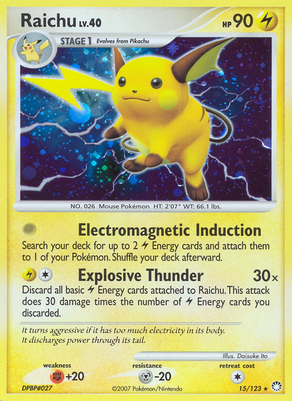 Raichu card