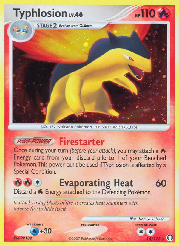 Typhlosion card