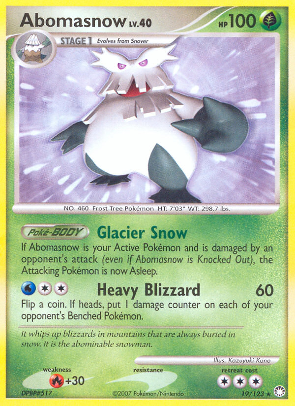 Abomasnow card