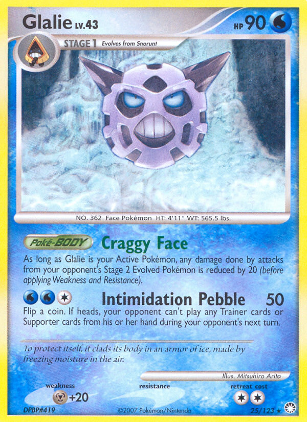 Glalie card