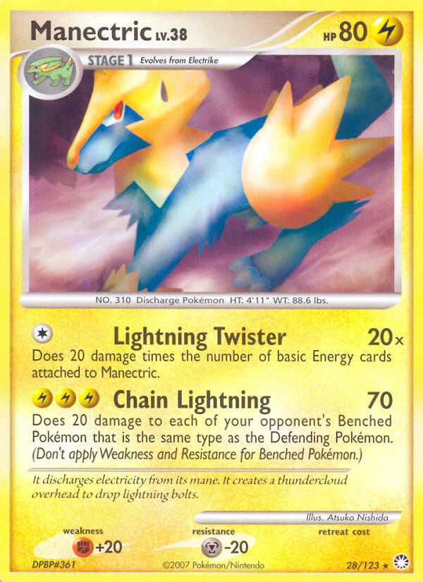 Manectric card