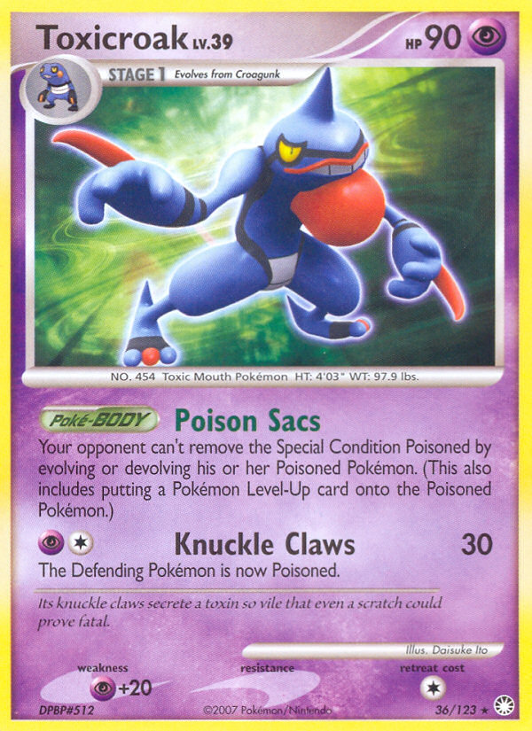 Toxicroak card