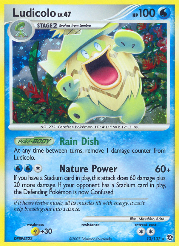 Ludicolo card