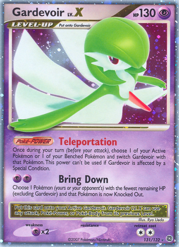 Gardevoir LV.X card