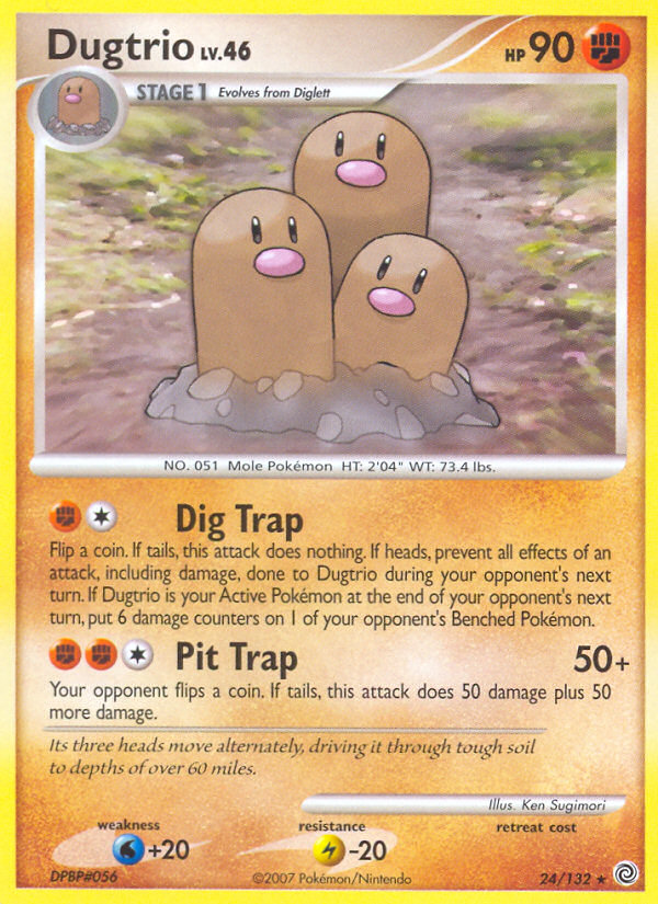 Dugtrio card