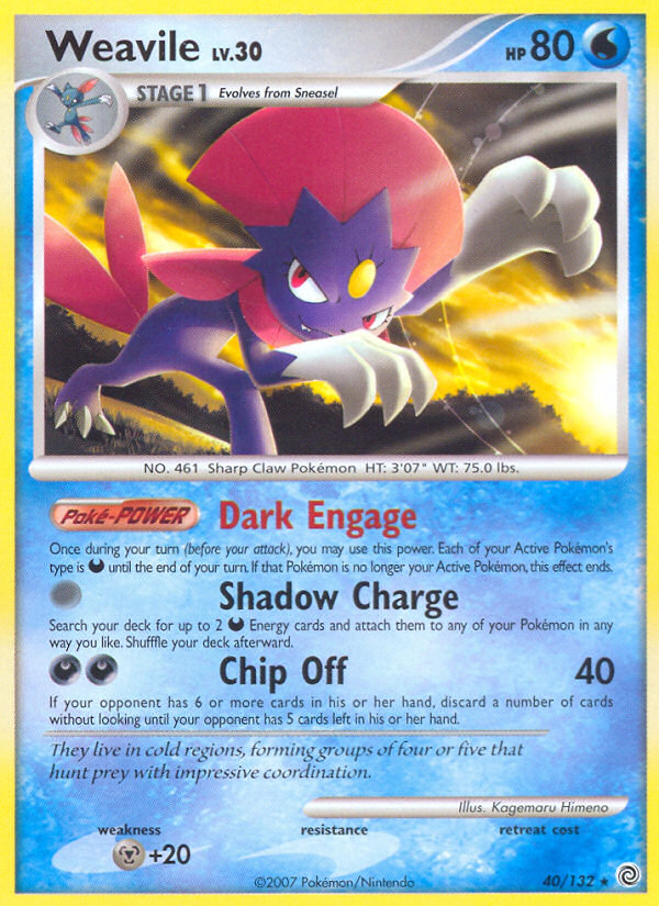 Weavile card