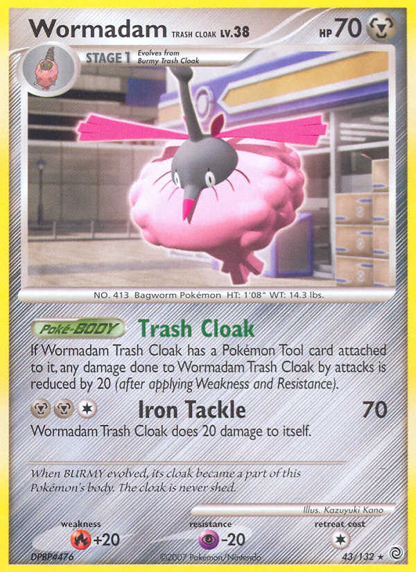 Wormadam Trash Cloak card