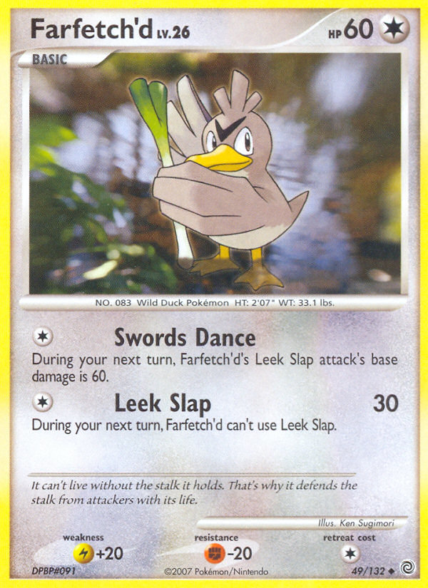 Farfetch'd card