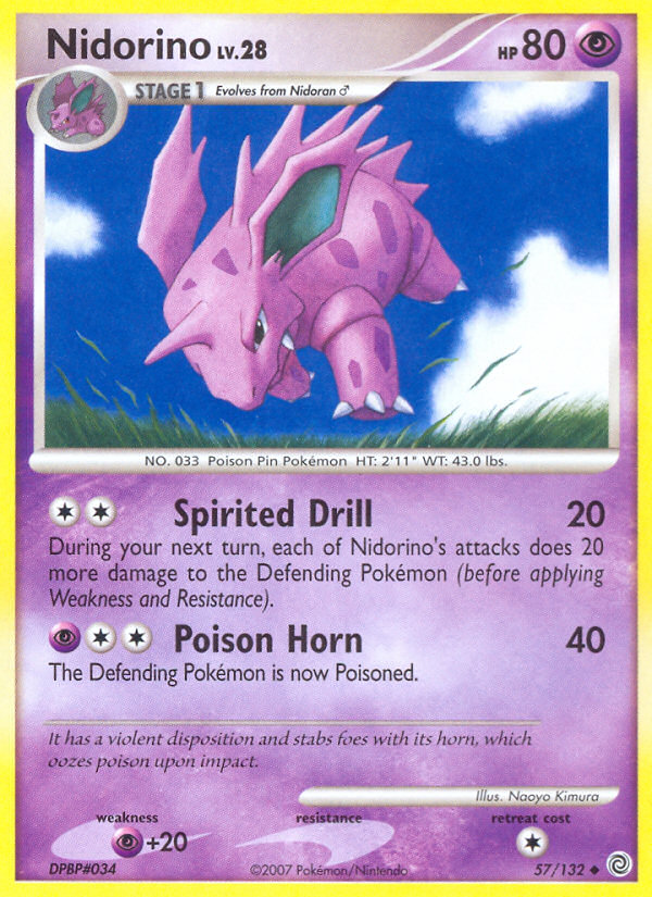 Nidorino card