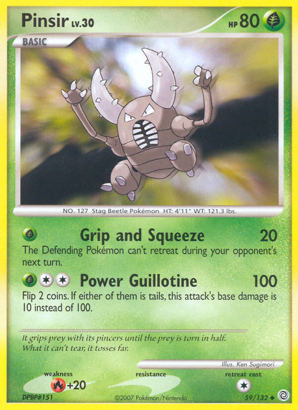 Pinsir card