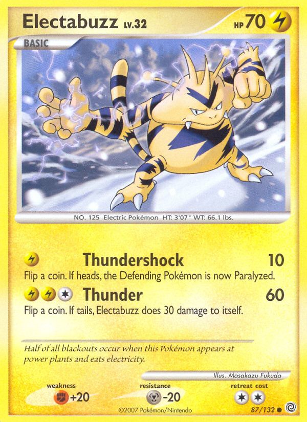 Electabuzz card