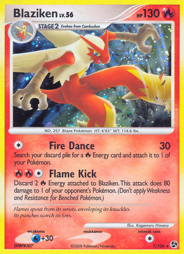 Blaziken card