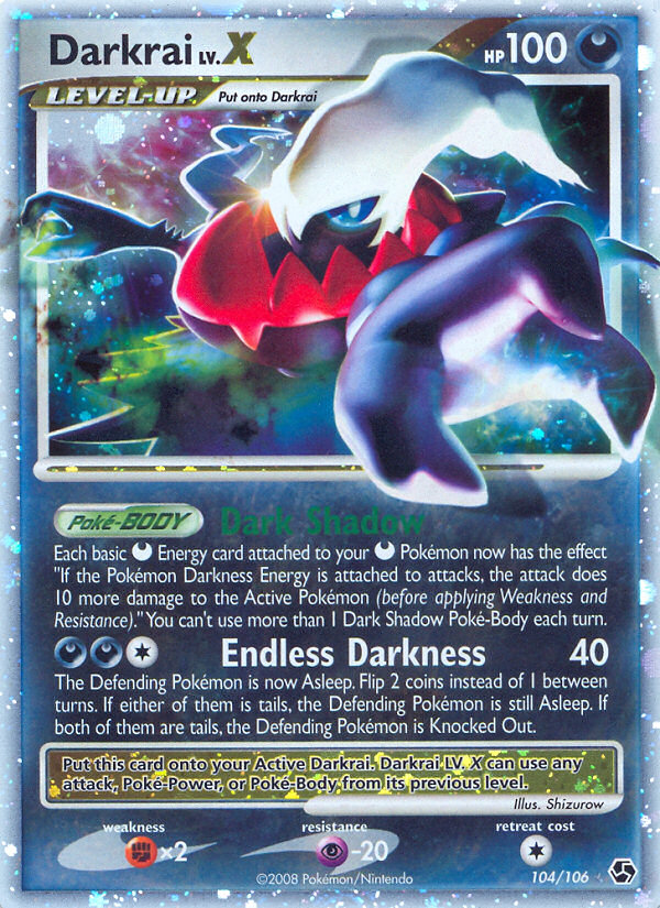 Darkrai LV.X card