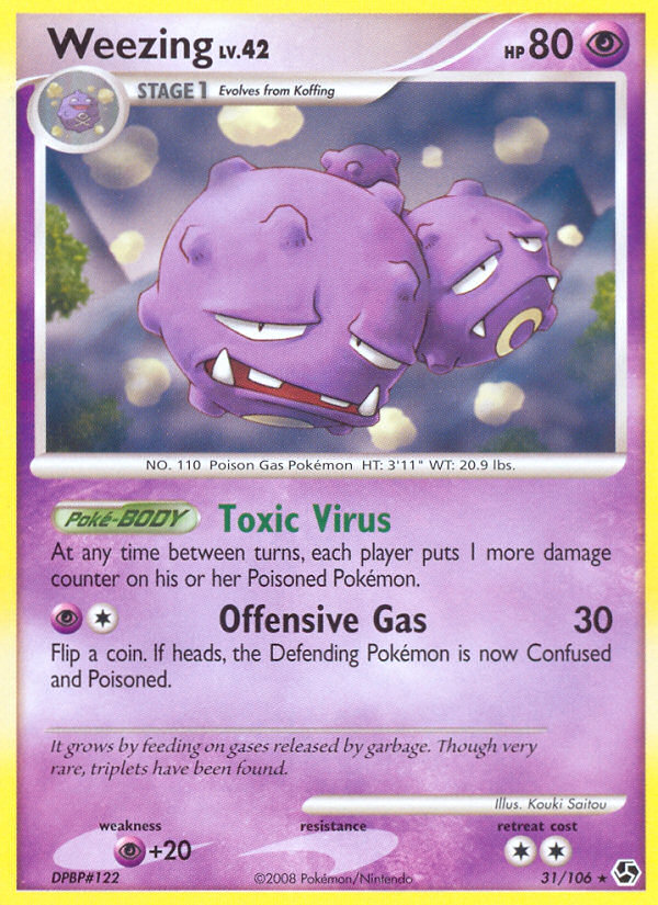 Weezing card