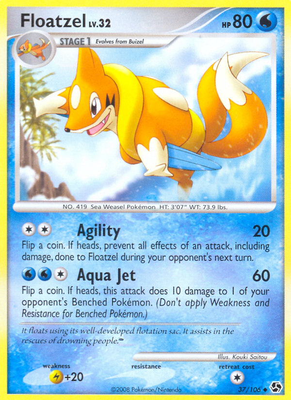 Floatzel card