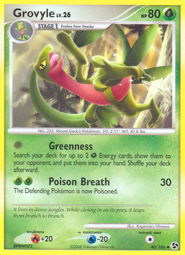 Grovyle card