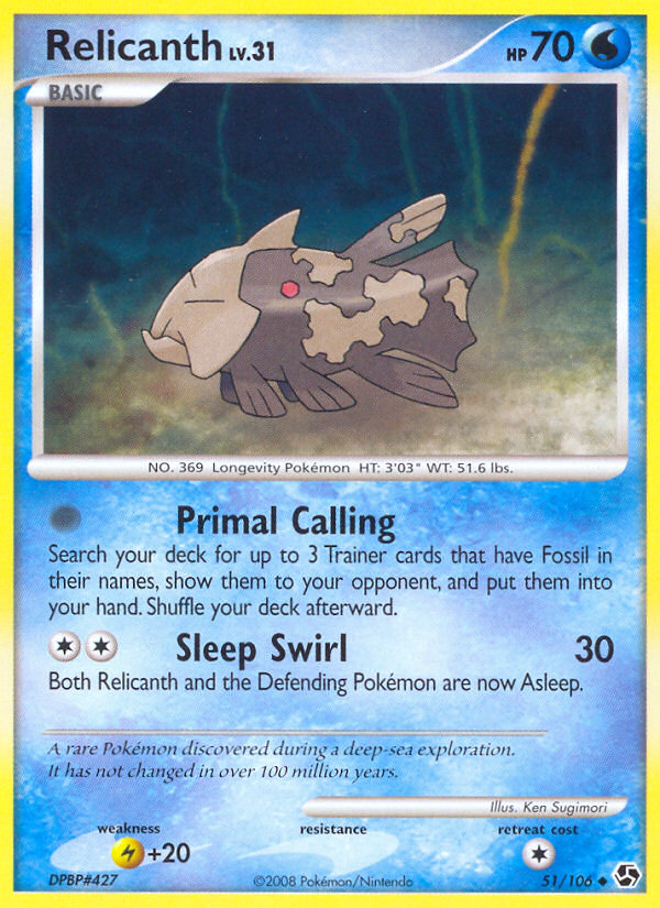 Relicanth card