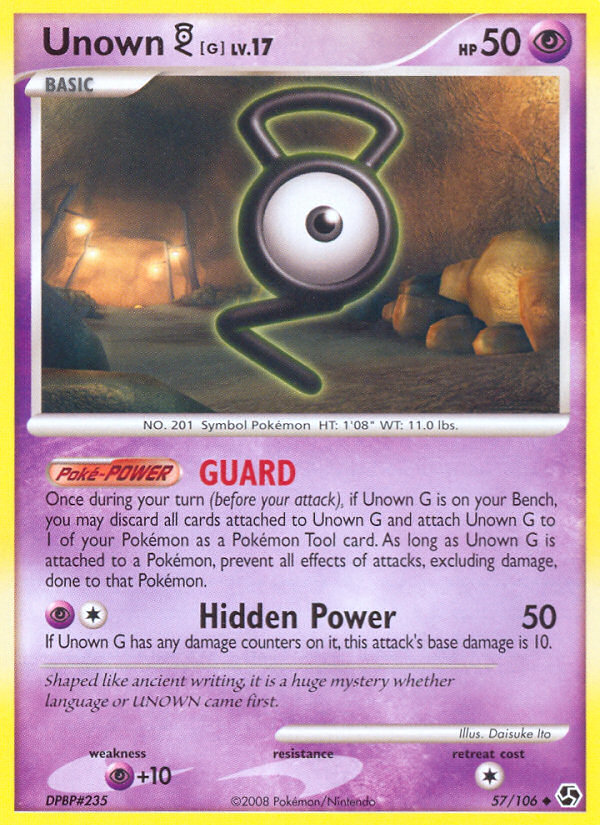 Unown [G] card