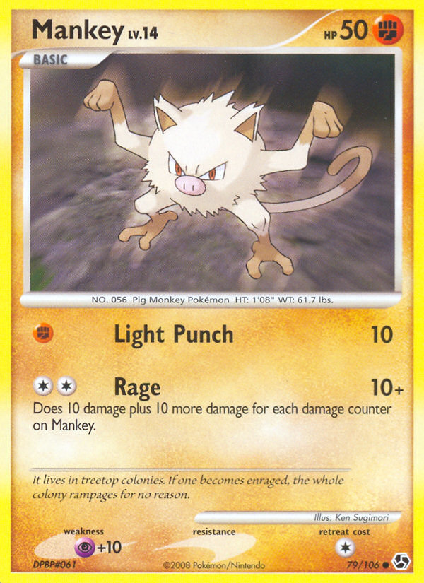 Mankey card