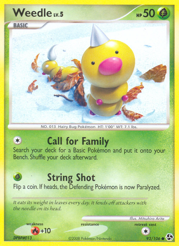 Weedle card