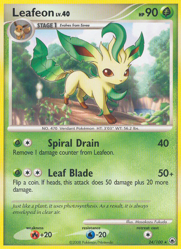 Leafeon card