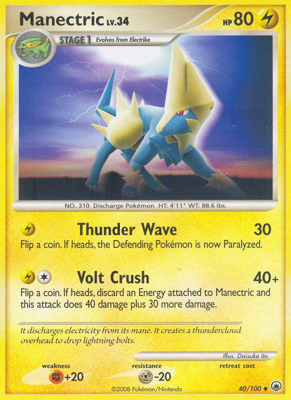 Manectric card