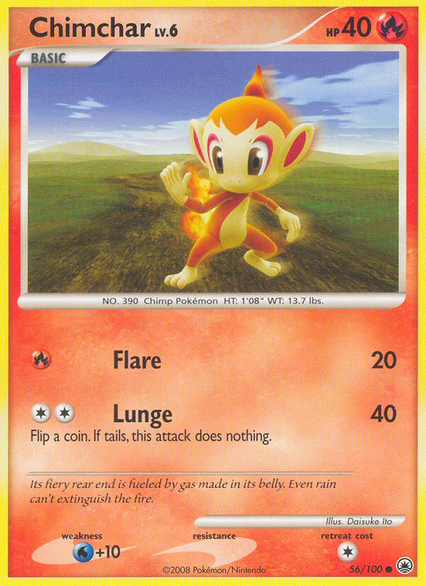 Chimchar card