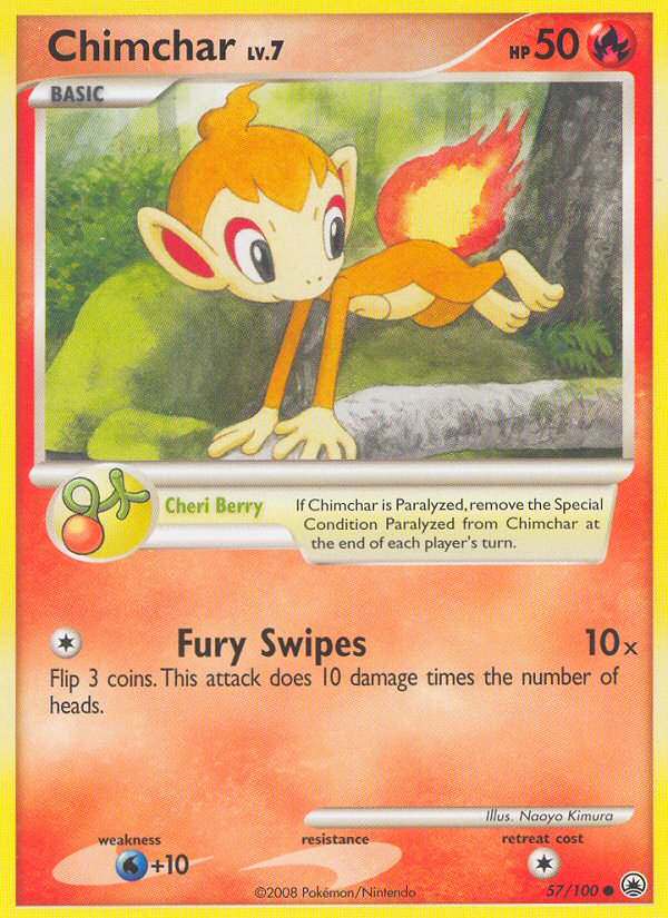 Chimchar card