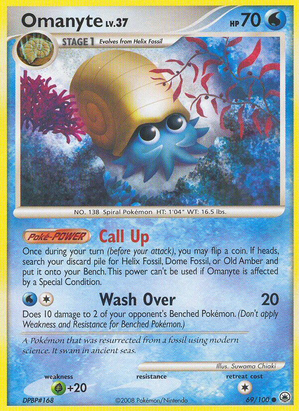 Omanyte card