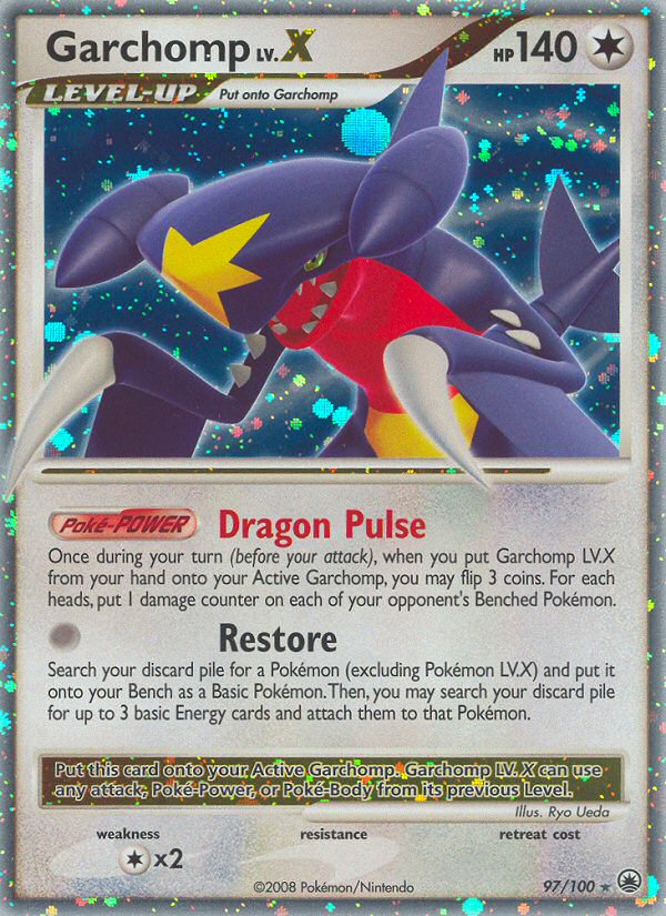 Garchomp LV.X card