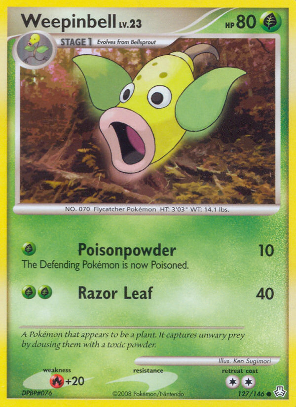 Weepinbell card