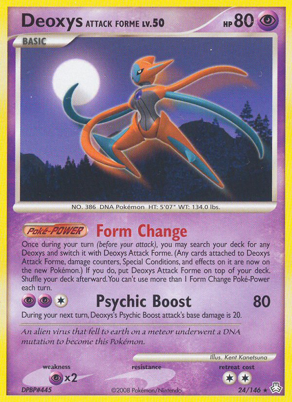 Deoxys Attack Forme card