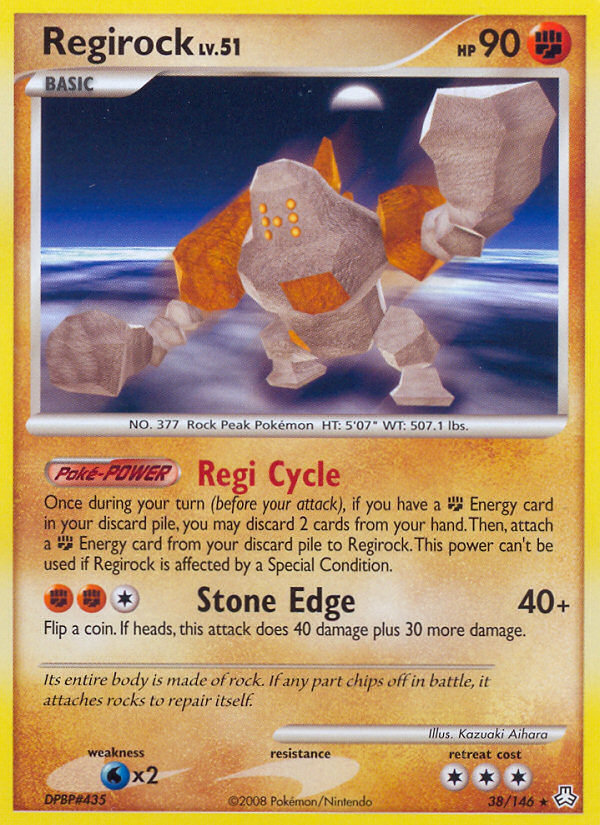 Regirock card