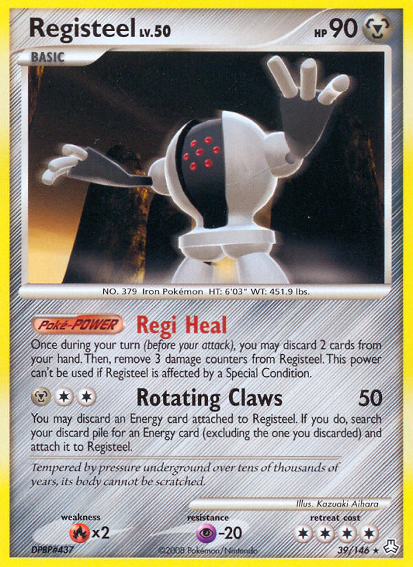 Registeel card