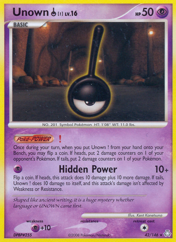 Unown [!] card