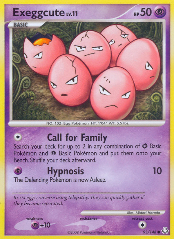 Exeggcute card