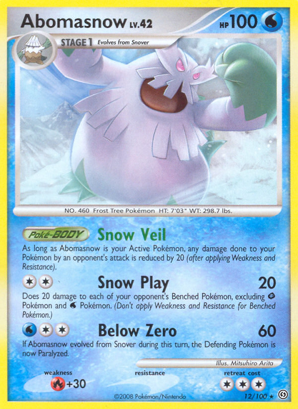 Abomasnow card