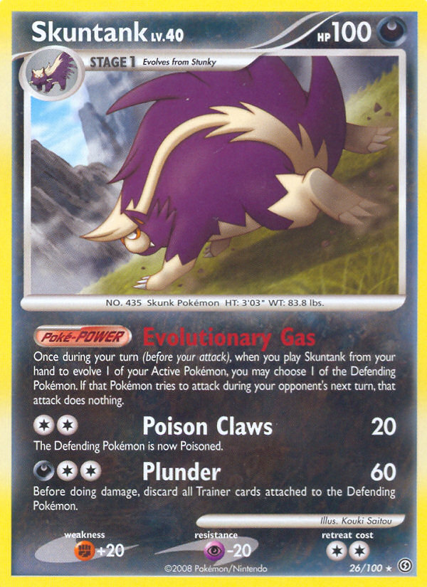 Skuntank card