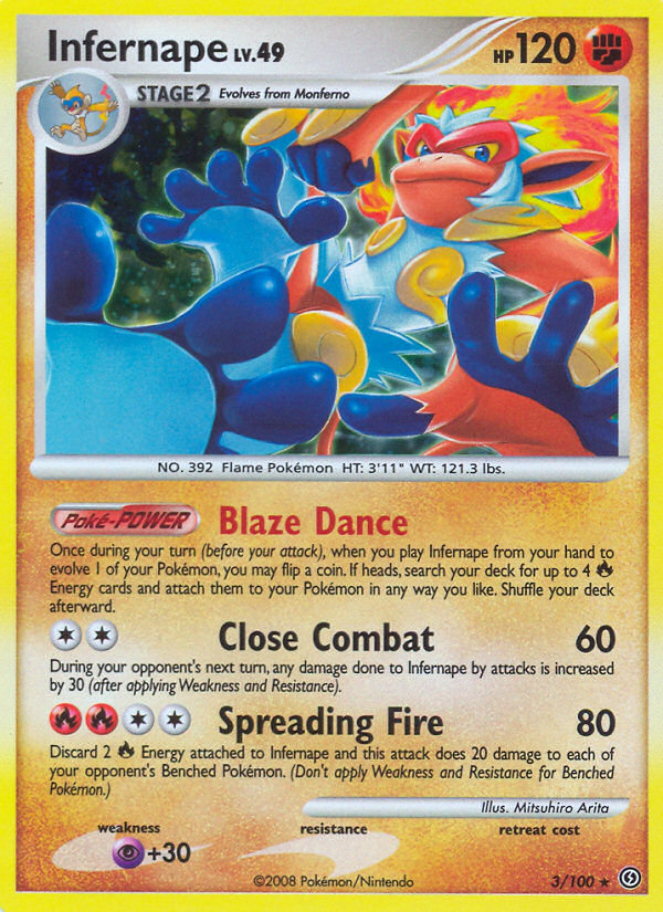 Infernape card